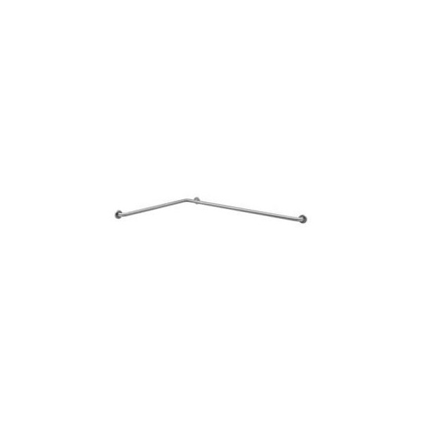 Bobrick 1-1/2in Dia. Two-Wall Toilet Compartment Grab Bar - 42inW Satin -